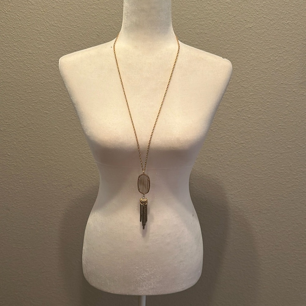 Rose Gold Kendra Scott Rayne Necklace